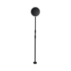 Sku6669 vt-948 - 8w led lampada da giardino solare corpo bianco e nero 4000k