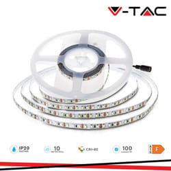 Striscia led SMD2835 120 leds 24V IP20 3000K doppio pcb 10M - Luce calda