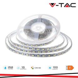 Striscia led SMD2835 120 leds 24V IP65 6500K doppio pcb 10M - Luce fredda