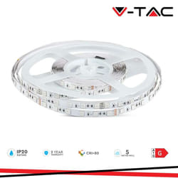 Striscia led SMD5050 60 leds 24V 3000K IP20 - Luce calda
