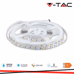LED Striscia 5050 60 LEDs 12V IP20 RGB + 3000K SKU: 212553 : VT: VT-5050 Caratteristiche del prodotto .Striscia LED a basso v ...