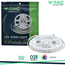 LED STRISCIA 5050 60 LEDS 12V IP20 RGB 4000K - Luce NATURALE