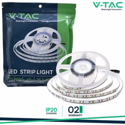 Striscia LED SMD5050 60 LEDs 6500K IP20 SKU: 212126 : VT: VT-5050-60 Caratteristiche del prodotto .Striscia LED a basso volta ...