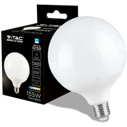 LAMPADINA LED E27 22W BULB G120 GLOBO SMD CHIP SAMSUNG -V-TAC VT-242 Bianco Caldo