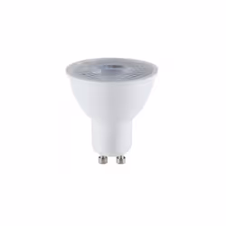 Lampada faretto spot chip LED Samsung SMD 7.5W GU10 110 720LM luce bianco freddo 6500K. Forma spotlight in materiale termopla ...