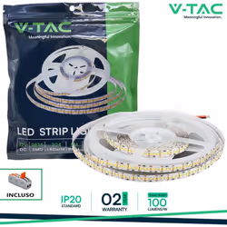 Striscia LED SMD2835 204 LEDs 6500K IP20 SKU: 212463 : VT: VT-2835-204 Caratteristiche del prodotto .Striscia LED a basso vol ...