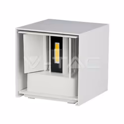 5W Wall Lampada da giardino Bridglux Chip Corpo bianco Quadrato IP65 4000K SKU: 217088 : VT: VT-759 Caratteristiche del prodo ...