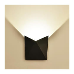 V-TAC VT-825 Lampada LED SMD 5W da parete alluminio nero wall light bianco caldo 3000K IP65 - SKU 218282