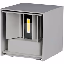 Lampada applique LED da parete 12W luce bianco caldo 3000K 1.360LM 120 (angolo fascio luce regolabile) effetto doppia emissio ...