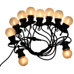 V-tac - VT-71510 catenaria luminosa led 5mt con 10 lampadine mini globo filamento 0.5W 3000K raccordabile 5W presa shuko IP44 - sku 212728