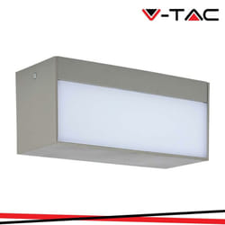 V-tac - VT-8057 Lampada led da parete 12W applique doppio fascio up/down 90°rettangolare da esterno IP65 luce 4200k - 218243