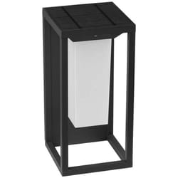V-tac - Lampada Solare led Chip Samsung da Muro Esterno 2W Rettangolare Sensore di Movimento Crepuscolare 3000K 29cm