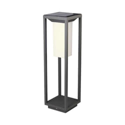 V-TAC Lampada Solare LED Chip Samsung da Muro Esterno 2W Rettangolare Sensore di Movimento Crepuscolare 3000K 50cm, colore Grey