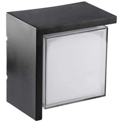 V-tac - VT-827 lampada led da muro 12W wall light IP65 applique quadrata colore nero - sku 218539 / 218540 - Colore Luce: Bianco Caldo