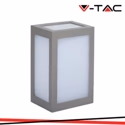 12W Lapada LED da muro Corpo grigio IP65 4000K SKU: 218338 : VT: VT-822 Specifiche tecniche : Informazione generale = :Tipo L ...