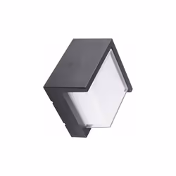 Lampada / plafoniera LED SMD da muro V-TAC 7W luce bianco caldo 3000K 110 670LM, corpo di forma quadrata in materiale termopl ...