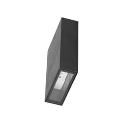 V-TAC Lampada LED da Muro Rettangolare 4W Colore Nero 6500K IP65, colore Nero