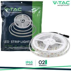 Led striscia SMD5050 60 leds 6500K IP65 - Luce fredda