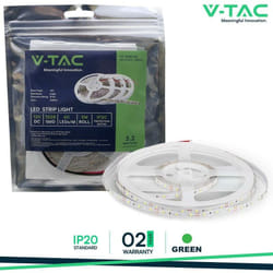 Led Striscia Smd3528 60 Leds High Lumen Green Ip20