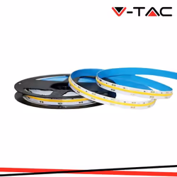 LED COB Striscia IP20 24V 3000K 512 LEDs 12W/m SKU: 212649 : VT: VT-COB 512 Caratteristiche del prodotto .Striscia LED a bass ...