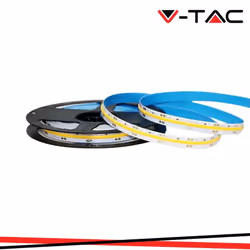 LED COB Striscia IP20 24V 6500K 512 LEDs 12W/m SKU: 212651 : VT: VT-COB 512 Caratteristiche del prodotto .Striscia LED a bass ...