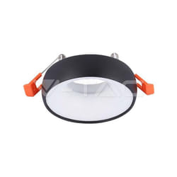 GU10 fitting rotondo bianco frame bianco reflector