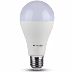 Il VT-1900 V-TAC SKU 217241 un set di 3 lampadine LED A60 da 8.5W con attacco E27 e temperatura di colore 4000K, ideale per s ...