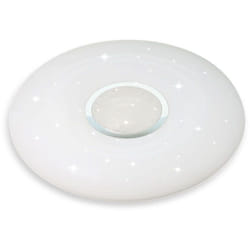 V-tac - Plafoniera led Rotonda 40W con Telecomando Cambia Colore 3 in 1 Effetto Stellato d: 350mm h: 70mm Dimmerabile
