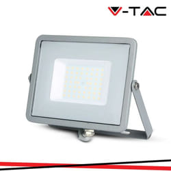 50W LED PROIETTORE SMD SAMSUNG CHIP G2 CORPO GRIGIO 4000K - Luce NATURALE