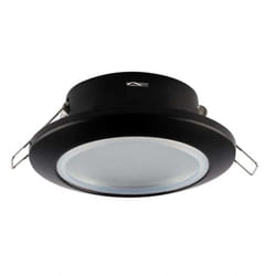 V-tac - VT-981 portafaretto led da incasso rotondo bombato faretto GU10 colore nero in policarbonato IP44 sku 6699