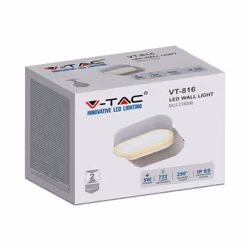 Faro applique a led da estreno 6W Wall Light White Body Body IP65 MOVABLE 3000K