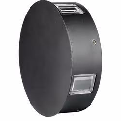 V-TAC Lampada LED da Muro Rotondo 3W 140LM/W Colore Nero 3000K IP65