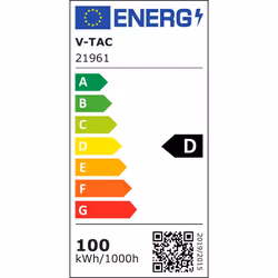 Sku21961 vt-104st - led armatura stradale samsung chip 5 anni di garanzia 100w slim 6500k 135 lm/w