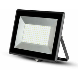 V-tac - VT-40101 Faro led smd 100W proiettore corpo nero - luce bianco naturale 4000K E-Series ultra slim IP65 - sku 215965
