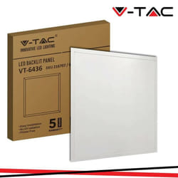 Led pannello 36W 595X595MM backlit 120LM/W 4000K 8PCS/SET - Luce naturale