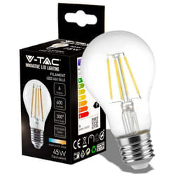 VT-1887 Lampadina a led lampada 6W filamento E27 A60 3000K 300° 600LM - 214272 - V-tac