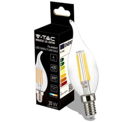 VT-1997 Lampadina led candela filamento lampada 4W E14 100LM/W bianco naturale 4000K - 214429 - V-tac