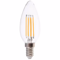 Lampadina LED E14 4W Candela Filamento - V-TAC VT-1986 La lampadina LED V-TAC VT-1986 con attacco E14 combina un design class ...