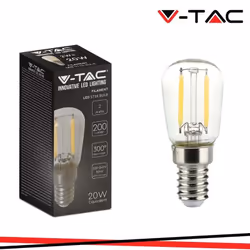 LED Lampadina 2W Filamento E14 ST26 3000K SKU: 214444 : VT: VT-1952-N Caratteristiche del prodotto .80% di consumo energetico ...