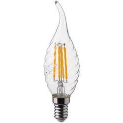 VT-1995 Lampadina led candela tortiglione filamento soffio 4W E14 Bianco caldo 3000K 214308 - V-tac