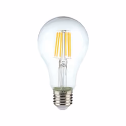 Lampadina led a filamento A60 V-tac 10W 3000K E27 VT-1981-N -214410 Tecnologia: Led Attacco: E27 Alimentazione: 220-240V Form ...