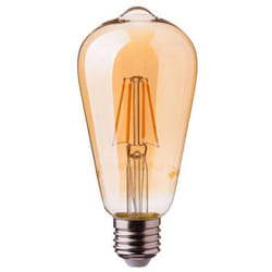 VT-1964 Lampadina led 4W filamento ambrato E27 ST64 vintage luce bianco caldo 2200K - 214361 - V-tac