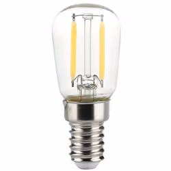 V-TAC VT-1952 Lampadina LED SMD in Vetro filamento 2W E14 ST26 4500K 300 Mod. 214445 Forma tubolare ST26 in vetro trasparente ...
