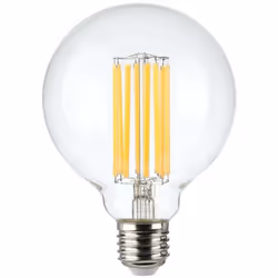 V-TAC VT-1993 Lampadina Globo LED filamento 6W E27 , forma G95 e luce bianco caldo 3000K Mod. 214305 Caratteristiche Tipo di  ...