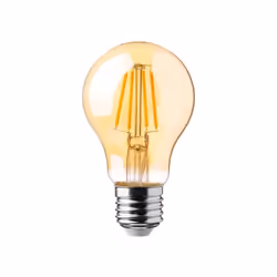 Lampada LED filamento SMD 12W E27 30 alta luminosit 1.350LM luce bianco caldo 2200K. Forma bulbo (A70) in vetro ambrato V-TAC ...