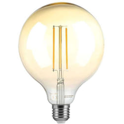 VT-2018 Lampadina globo led filamento 8W vintage E27 ambrata G125 dimmerabile luce 2200k sku 217155 - V-tac