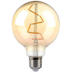 VT-2024 Lampadina globo led lampada filamento vintage ambrato 4W E27 G95 luce calda 2200k sku 217146 - V-tac