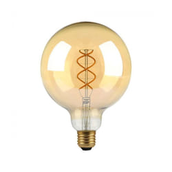 VT-2085 Lampadina Globo E27 led 4.8W G125 a filamento Vintage Ambrato luce 1800K - 217216 - V-tac