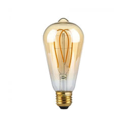 VT-2066 Lampadina led 5W E27 ST64 filamento effetto vintage colore ambrato luce 1800K - 217220 - V-tac