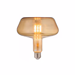 Lampada Bulbo xl T-180 V-TAC filamenti lineari vintage in vetro ambra, potenza 8W E27 620LM 300 luce bianco caldo 1800K VT-23 ...